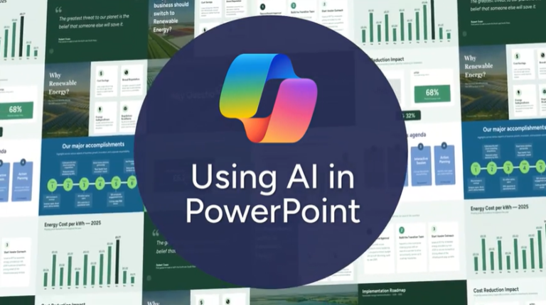 Introduction to AI in PowerPoint: Turn prompts into stunning slides in minutes via Copilot