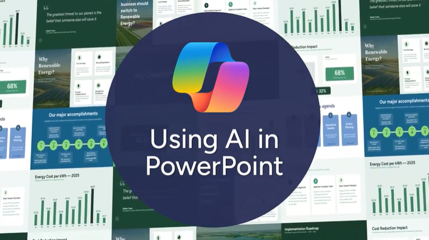 Introduction to AI in PowerPoint: Turn prompts into stunning slides in minutes via Copilot